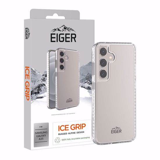 Picture of Eiger Eiger Ice Grip Case for Samsung A35 in Clear
